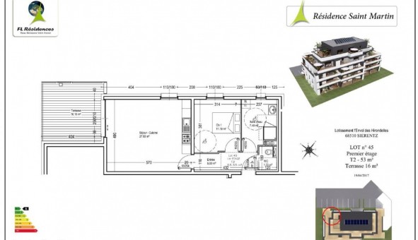 Logement tudiant T2 à Sierentz (68510)