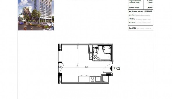 Logement �tudiant T2 &agrave; Strasbourg (67000)