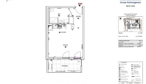 Logement �tudiant T2 &agrave; Strasbourg (67000)