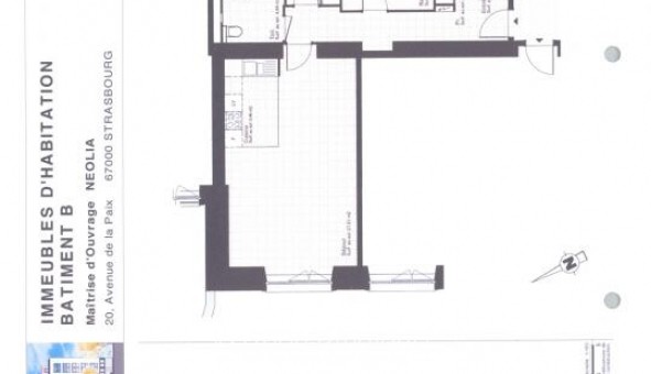 Logement �tudiant T2 &agrave; Strasbourg (67000)