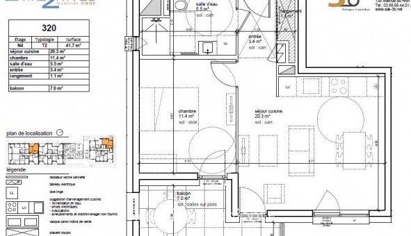 Logement �tudiant T2 &agrave; Strasbourg (67000)