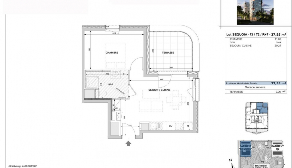Logement �tudiant T2 &agrave; Strasbourg (67000)