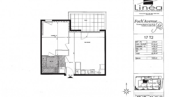 Logement tudiant T2 à Tassin la Demi Lune (69160)