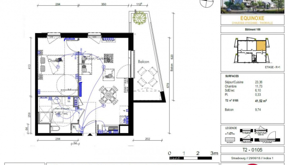 Logement tudiant T2 à Thionville (57100)