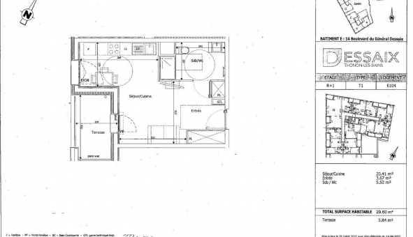 Logement tudiant T2 à Thonon les Bains (74200)