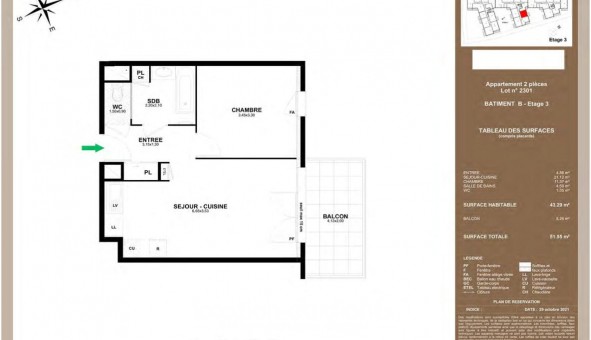 Logement tudiant T2 à Thonon les Bains (74200)