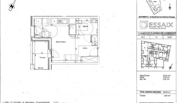 Logement tudiant T2 à Thonon les Bains (74200)