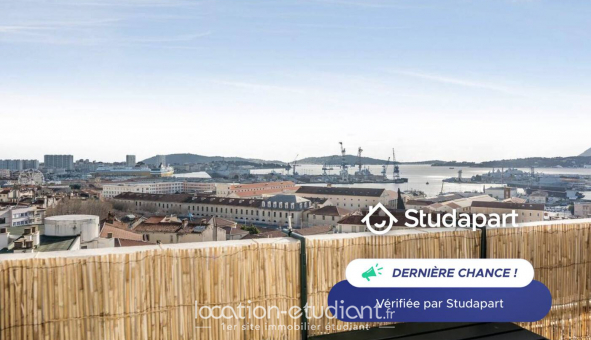 Logement tudiant T2 à Toulon (83200)