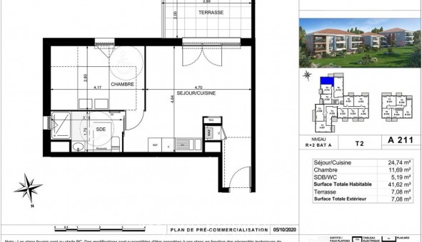 Logement tudiant T2 à Toulon (83200)