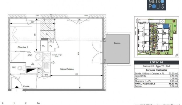 Logement tudiant Location T2 Vide Toulouse (31500)