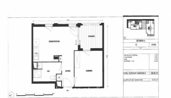 Logement tudiant T2 à Toulouse (31500)