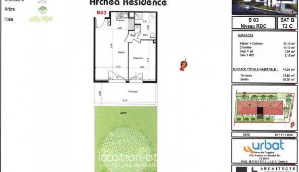 Logement �tudiant T2 &agrave; Toulouse (31500)