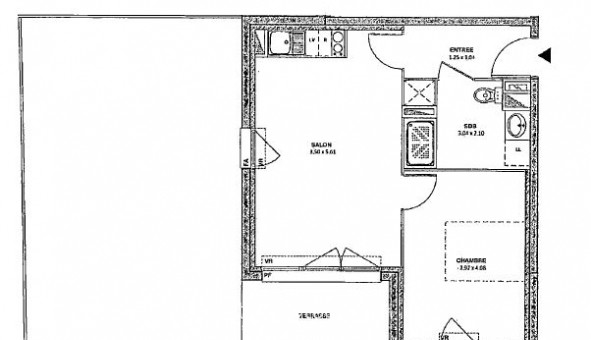 Logement �tudiant T2 &agrave; Toulouse (31500)