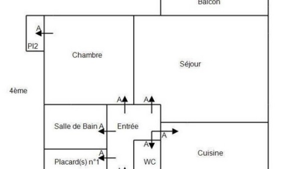 Logement tudiant T2 à Tours (37000)