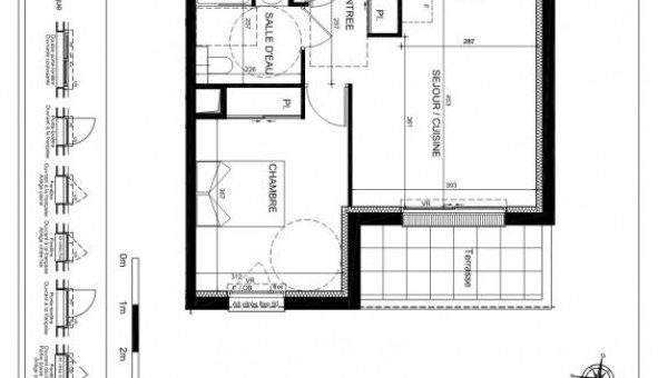 Logement tudiant T2 à Tours (37000)