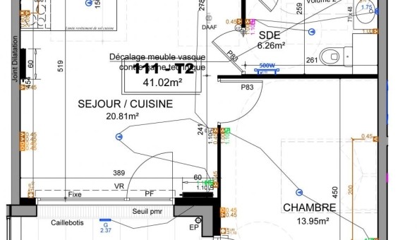 Logement tudiant T2 à Tours (37000)