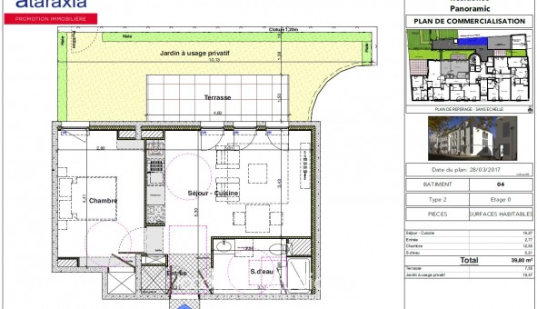 Logement tudiant T2 à Tours (37000)