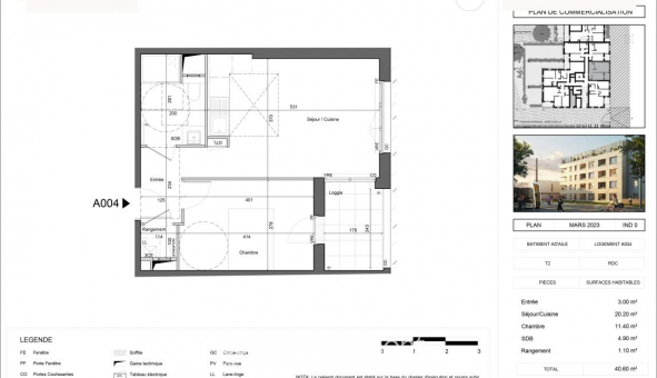 Logement tudiant T2 à Tours (37000)