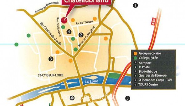 Logement �tudiant T2 &agrave; Tours (37000)