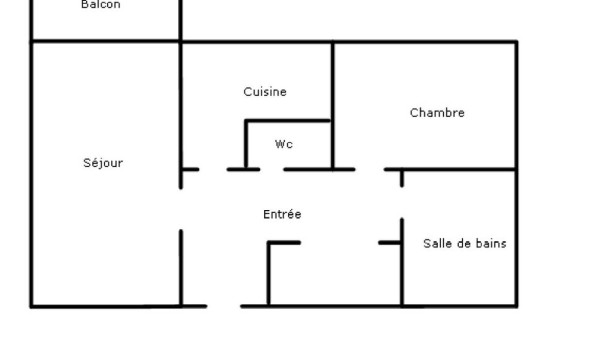 Logement �tudiant T2 &agrave; Tours (37000)