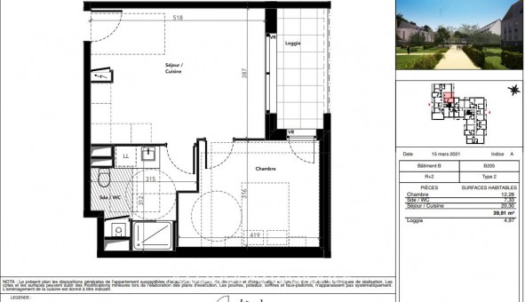 Logement �tudiant Location T2 Vide Tours (37000)