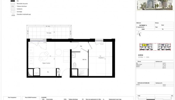 Logement �tudiant T2 &agrave; Tr�laz� (49800)