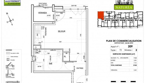 Logement tudiant T2 à Trignac (44570)
