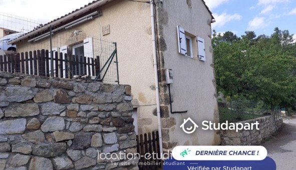 Logement tudiant T2 à Ucel (07200)