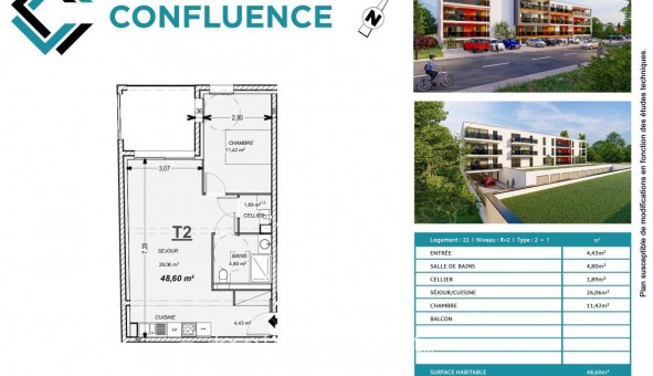 Logement �tudiant Location T2 Vide Uckange (57270)