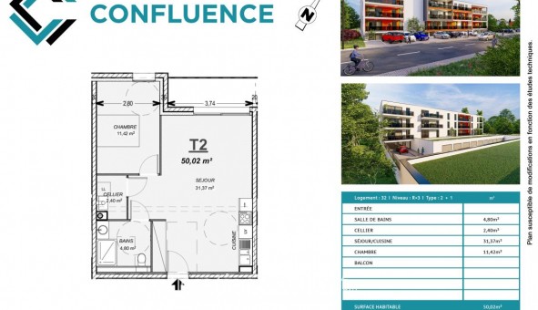 Logement �tudiant Location T2 Vide Uckange (57270)