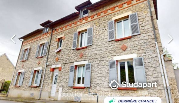 Logement �tudiant T2 &agrave; Vailly sur Aisne (02370)