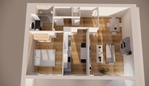 Logement tudiant T2 à Valence (26000)