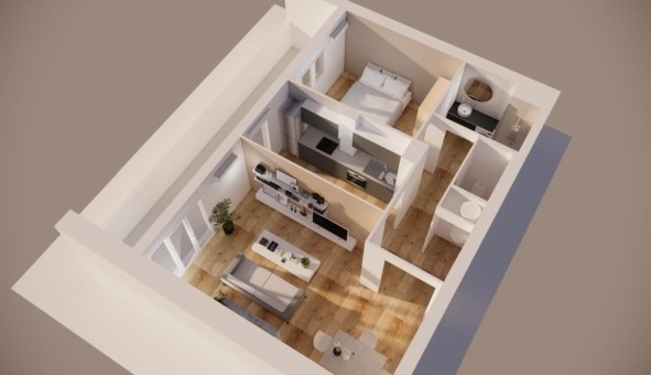 Logement tudiant T2 à Valence (26000)