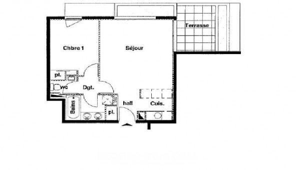 Logement �tudiant T2 &agrave; Valence (26000)