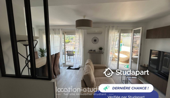 Logement tudiant T2 à Vallauris (06220)