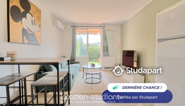 Logement tudiant T2 à Vallauris (06220)