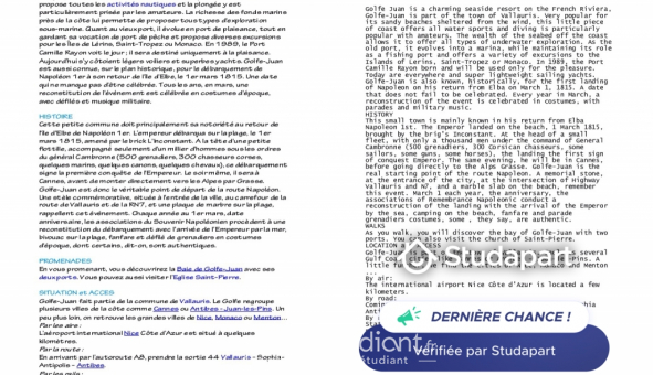 Logement �tudiant T2 &agrave; Vallauris (06220)