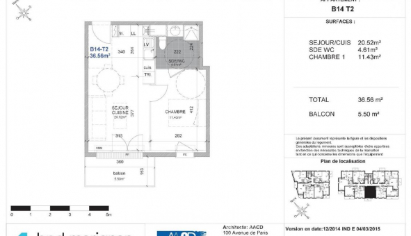 Logement tudiant T2 à Vernon (27200)