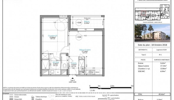 Logement tudiant T2 à Vertou (44120)