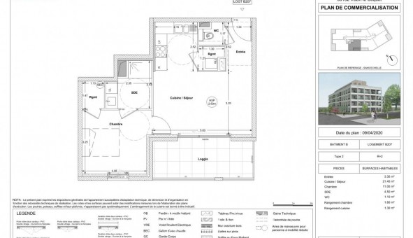 Logement tudiant T2 à Vezin le Coquet (35132)