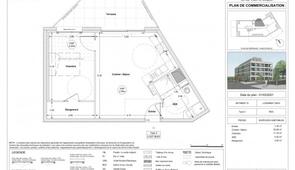 Logement �tudiant T2 &agrave; Vezin le Coquet (35132)