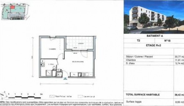 Logement étudiant T2 à Villefontaine (38090)