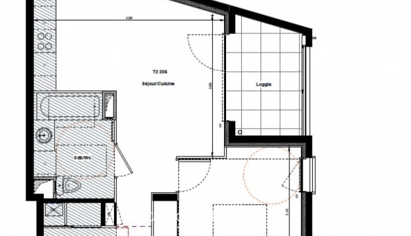 Logement tudiant T2 à Villefranche sur Sane (69400)