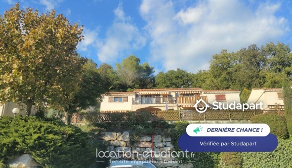 Logement �tudiant Location T2 Meubl&eacute; Villeneuve Loubet (06270)