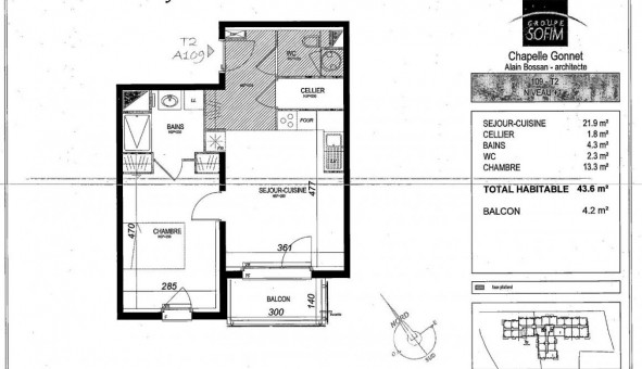 Logement tudiant T2 à Villeneuve d'Ascq (59491)