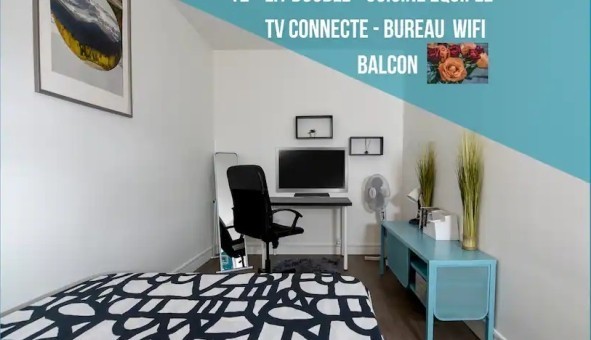 Logement �tudiant T2 &agrave; Villeneuve la Garenne (92390)