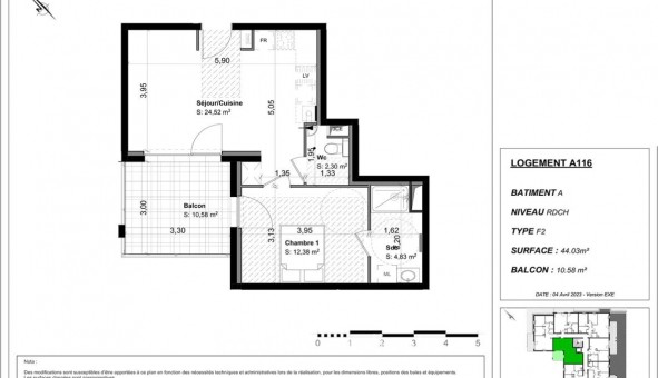 Logement �tudiant T2 &agrave; Waldighofen (68640)