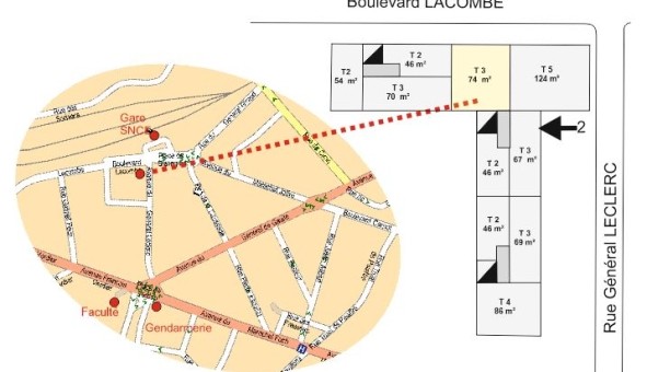 Logement tudiant T3 à Albi (81990)