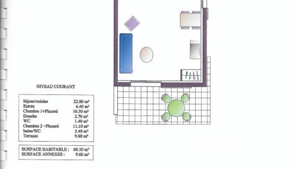 Logement �tudiant T3 &agrave; Al�nya (66200)