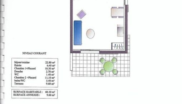 Logement �tudiant T3 &agrave; Al�nya (66200)